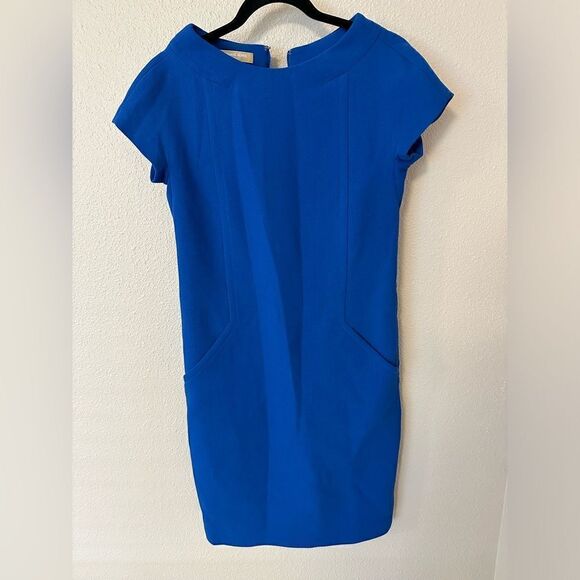 Michael Kors Made in Italy Blue Dress Sz 2 - Picture 1 of 11